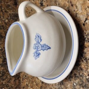 Vintage Pfaltzgraff Gravy Boat with Saucer